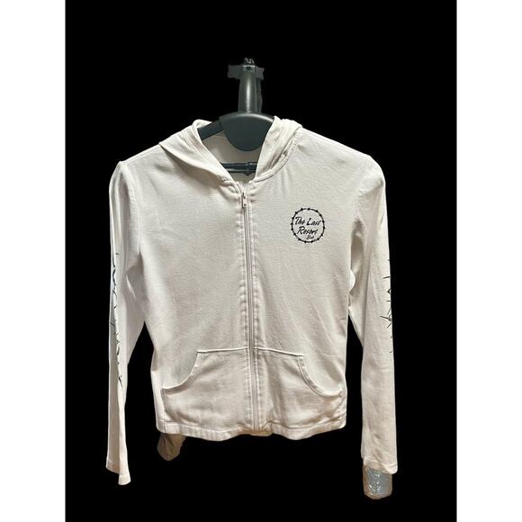 Biketoberfest Daytona Women M Hoodie Bikercore Tattoo Style Sweatshirt Bat Logo - Picture 2 of 16